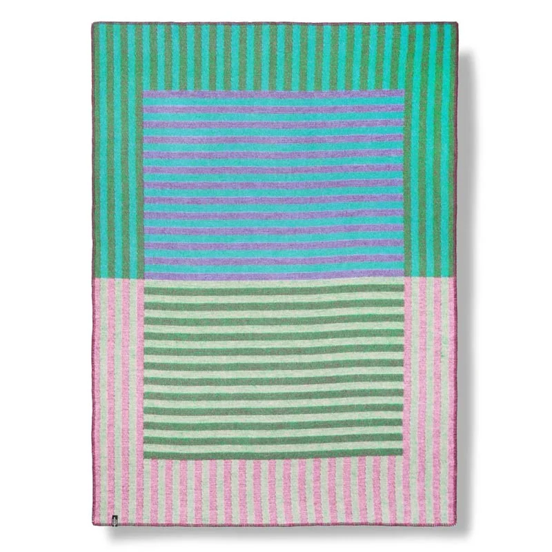 'Lined Up' Wool Blanket, by Céline Cornu - Image 2