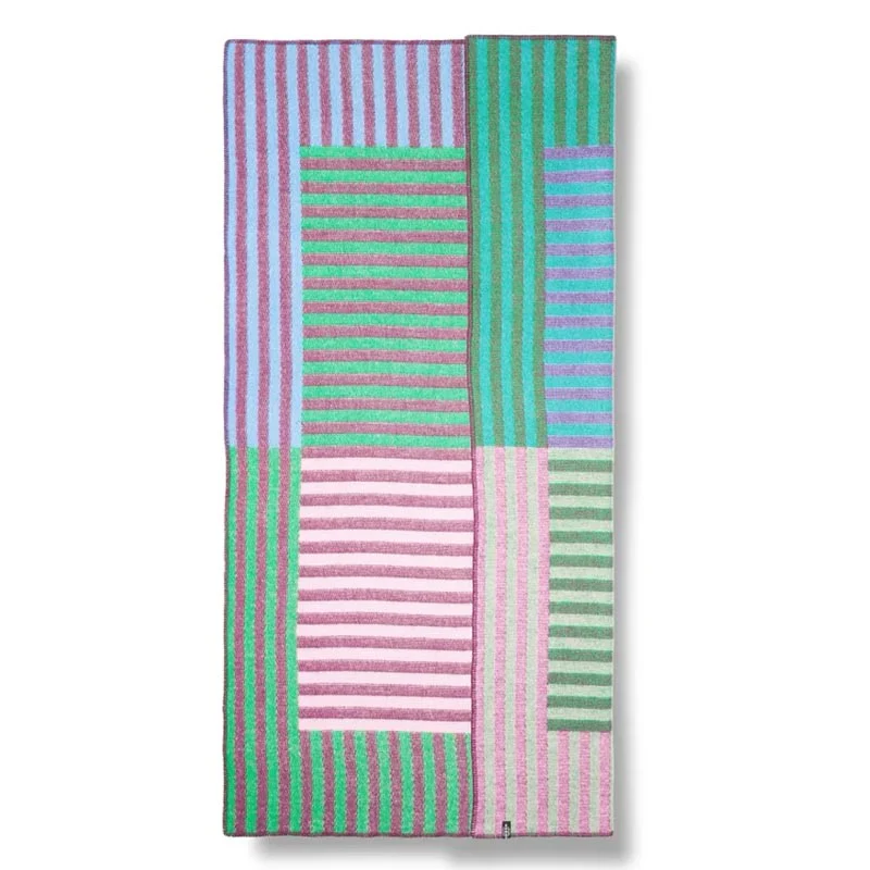 'Lined Up' Wool Blanket, by Céline Cornu - Image 3