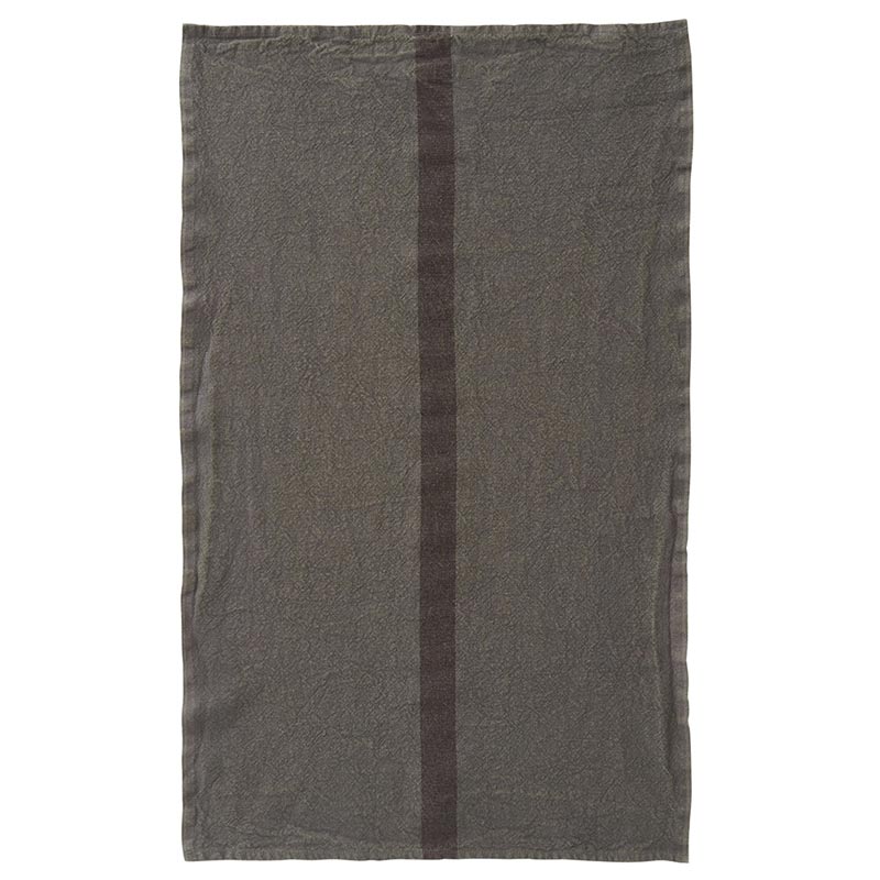 Doudou 100% Linen Tea towel - Oxide - by Charvet Editions - Image 3