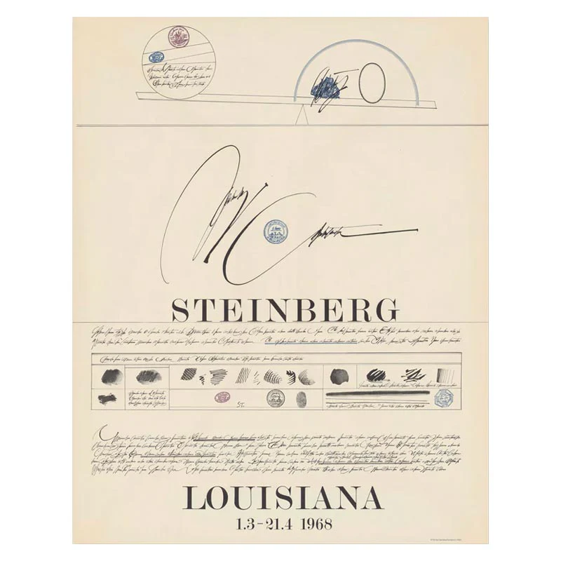 Louisiana 1968 poster by Saul Steinberg - Image 2