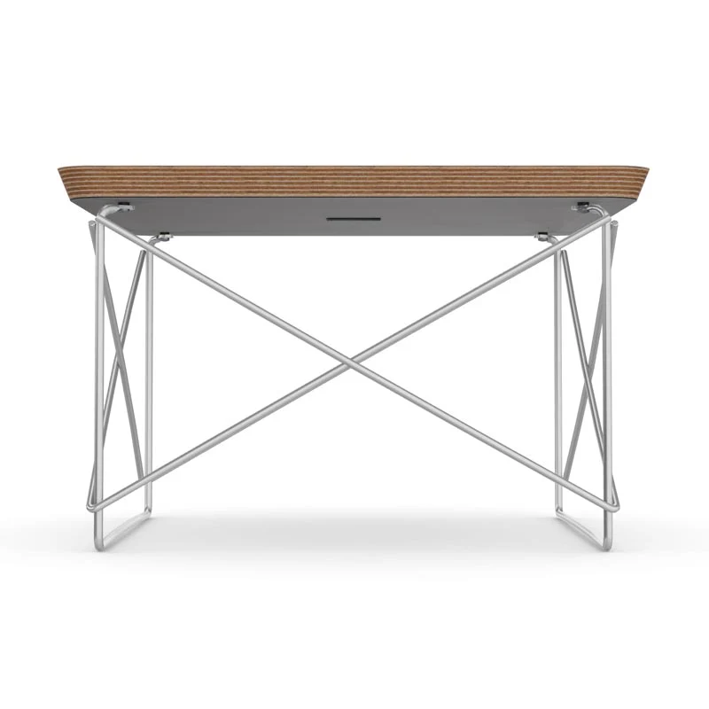 LTR Occasional Table -  White & Chrome - des. Charles & Ray Eames, 1950 (made by Vitra) - Image 3