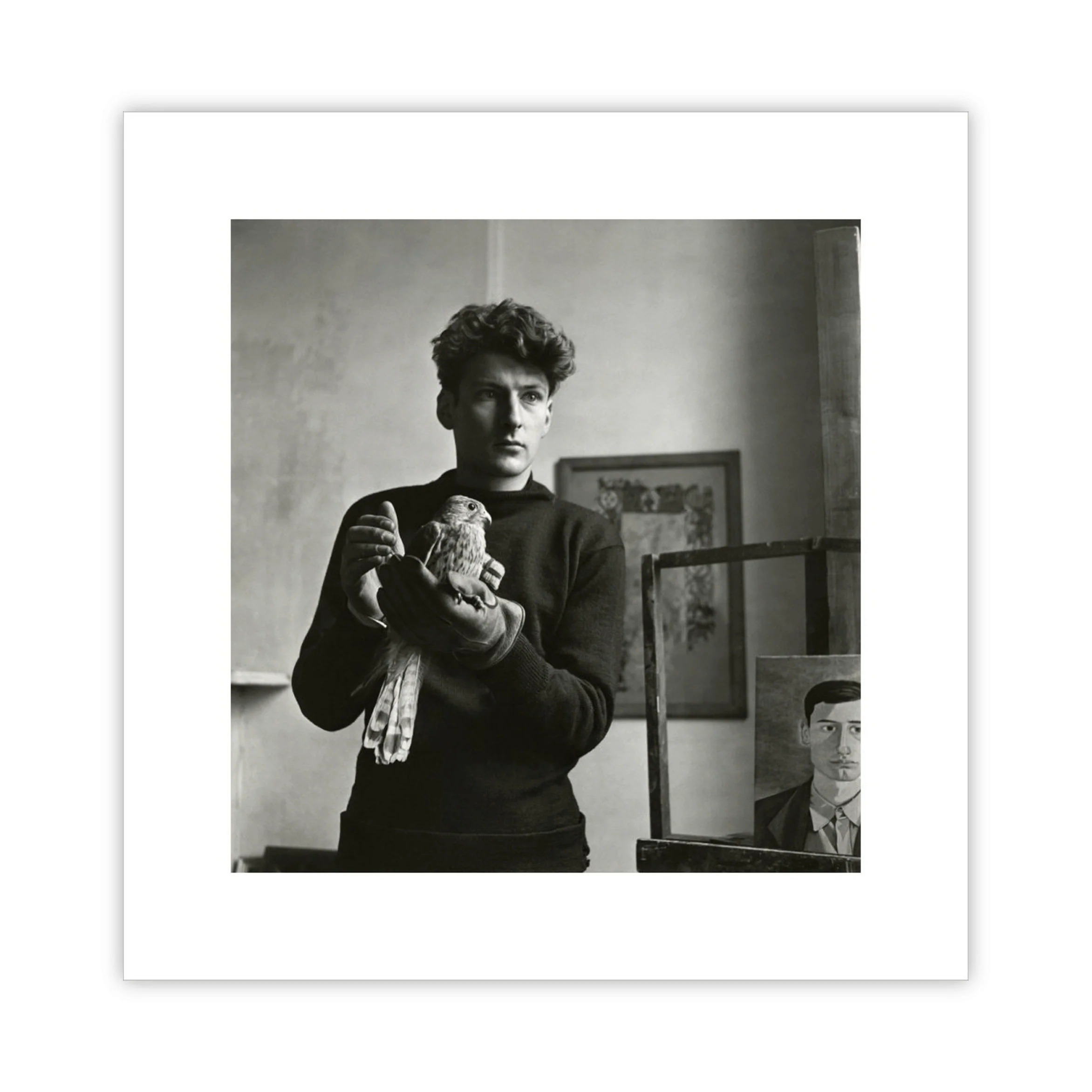 Lucien Freud, Vogue, December 1948 by Clifford Coffin (printed on gloss photo paper) - Image 2
