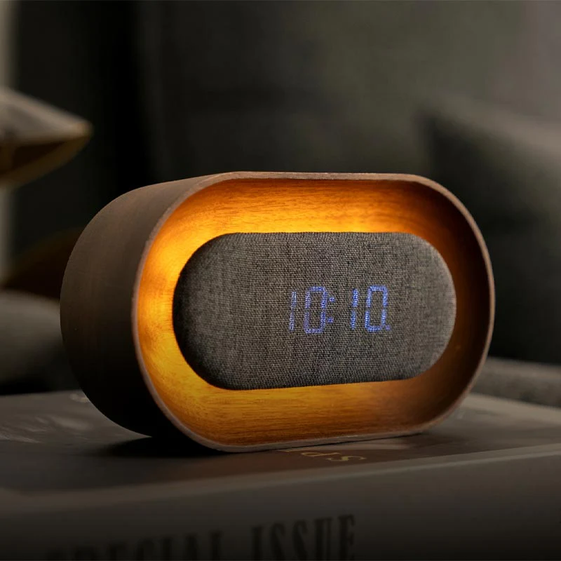 Lumos Clock - Oval - Walnut - by Gingko - Image 6