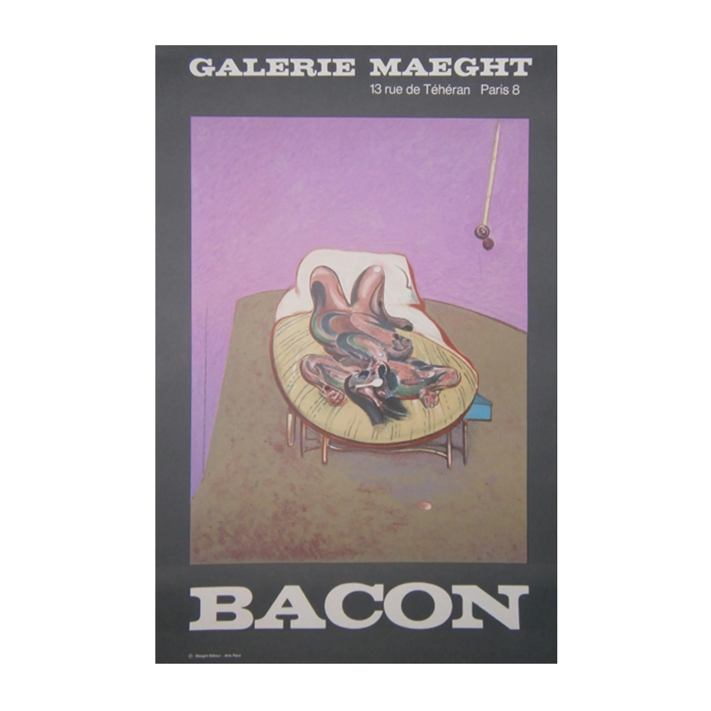 Lying Figure, 1966 poster by Francis Bacon - Image 2
