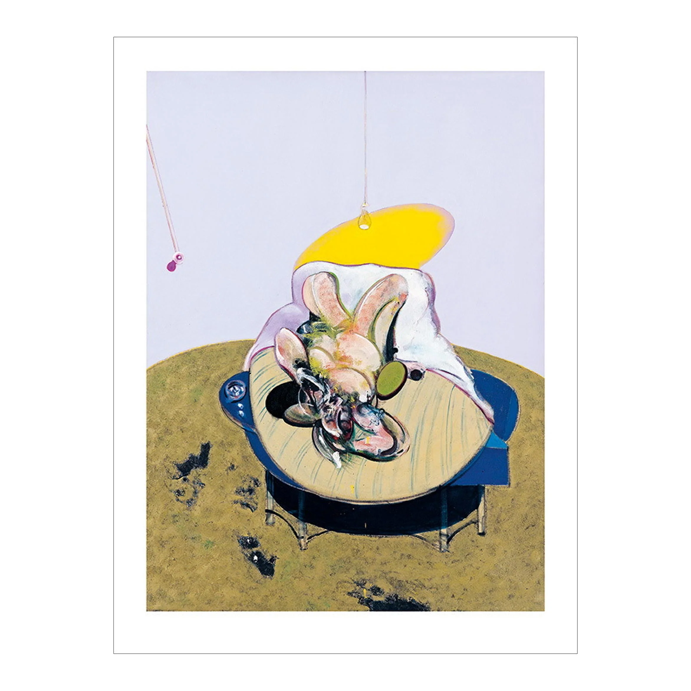 Lying Figure, 1969 print by Francis Bacon - limited edition of 1000 copies - Image 2