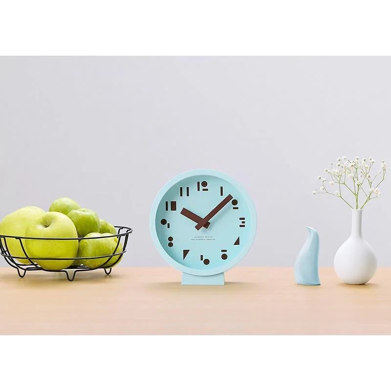 Lemnos MSS Table Clock - Mint - des. Yohei Oki - Image 3