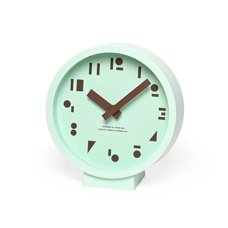 Lemnos MSS Table Clock - Mint - des. Yohei Oki - Image 4