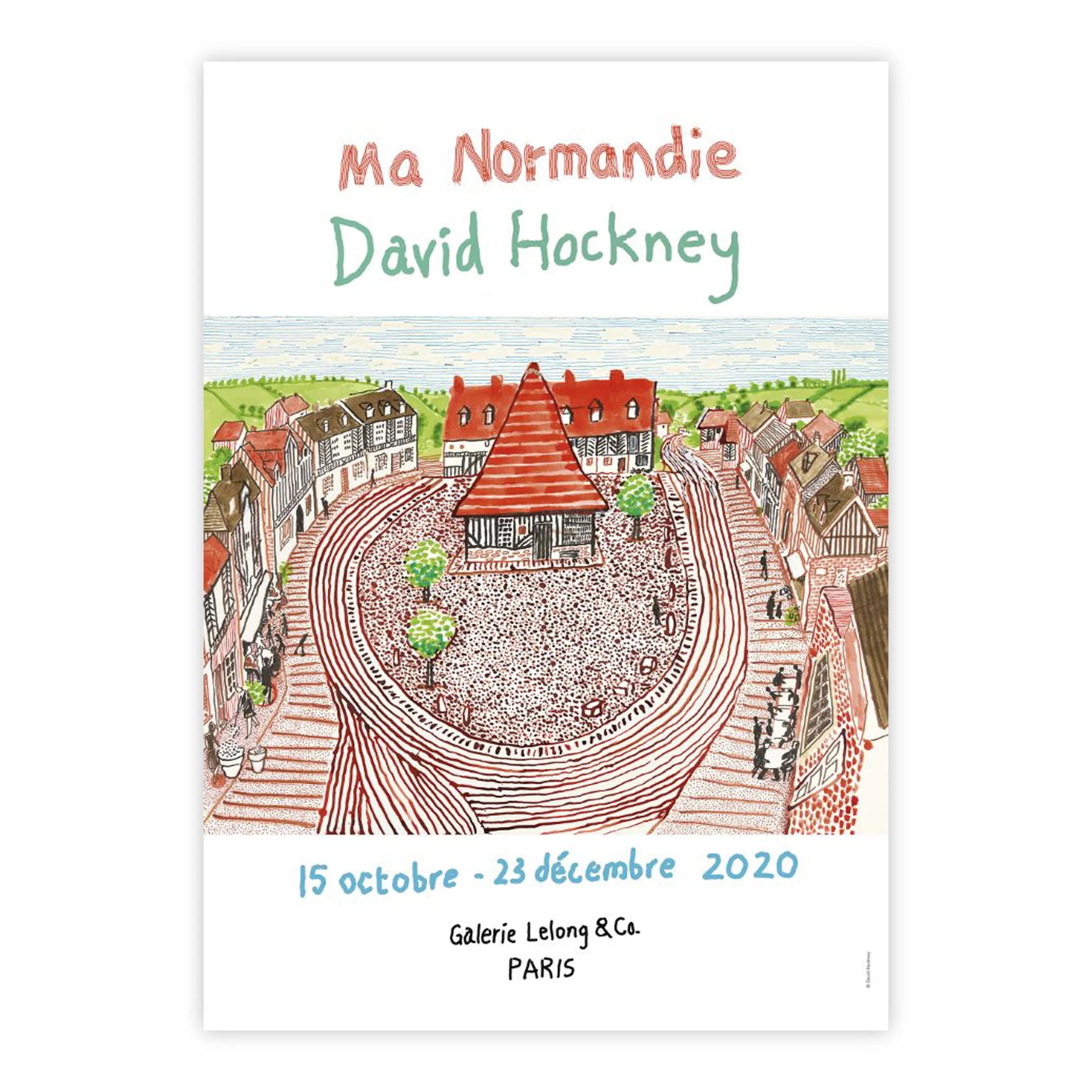 Ma Normandie poster by David Hockney (Galerie Lelong, Paris, 2020) - Image 2