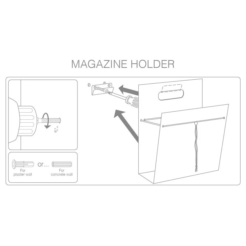 Magazine holder  by LindDNA- Sand / Bronze Recycled Leather - Image 3