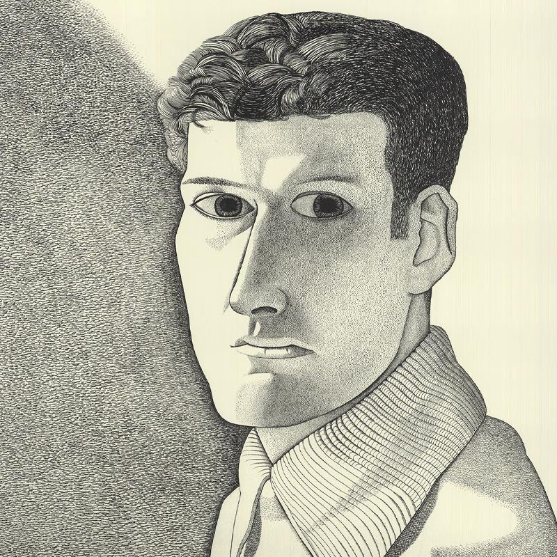 Man at Night (Self Portrait) poster by Lucian Freud - Image 2