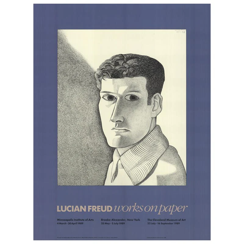 Man at Night (Self Portrait) poster by Lucian Freud - Image 3
