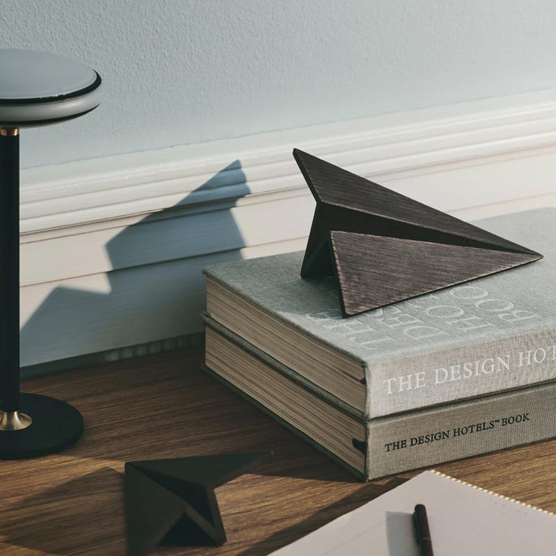 Maverick Wooden 'Paper' Plane by Boyhood - Large, Smoked Oak - Image 2