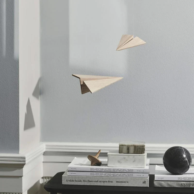 Maverick Wooden 'Paper' Plane by Boyhood - Small, Natural Oak - Image 2