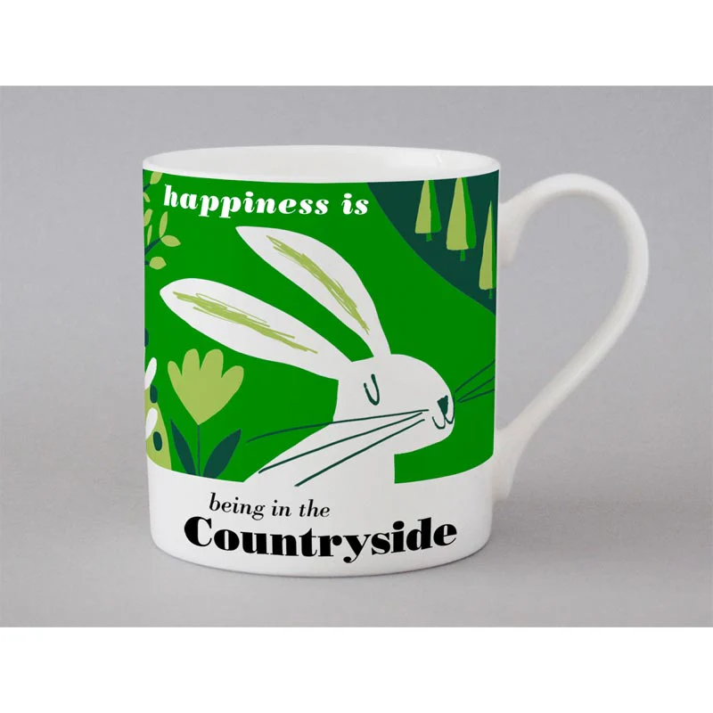 Meadow March Hare Mug - by Repeat Repeat - Image 4