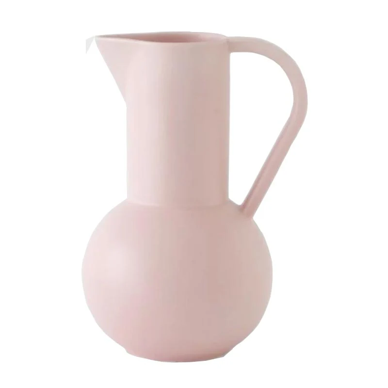 Handmade Coral Blush Medium Jug des. Nicholai Wiig-Hansen, 2016 for raawii - Image 4