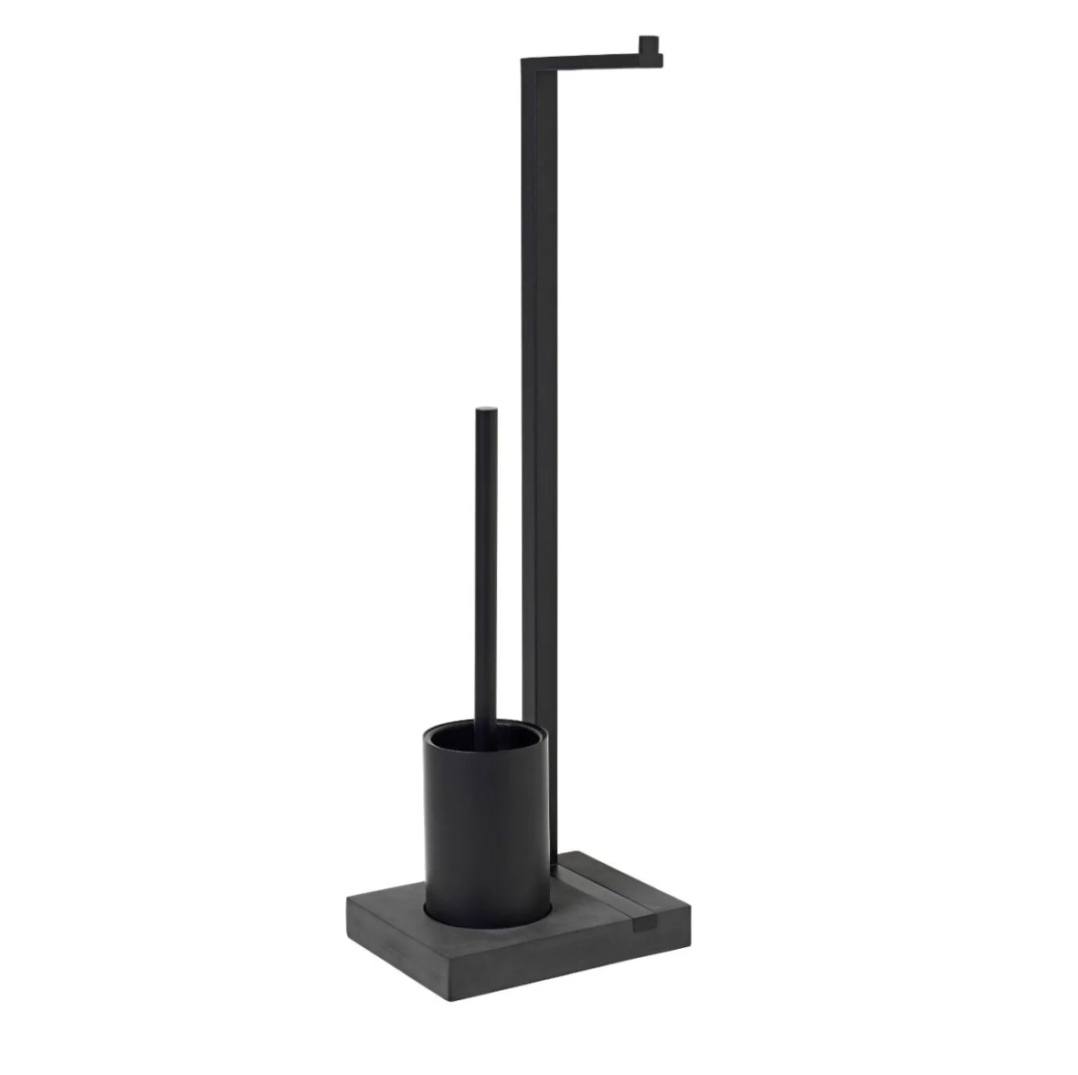 Menoto Toilet roll holder and brush (black) des Floz Industrie for blomus - Image 3