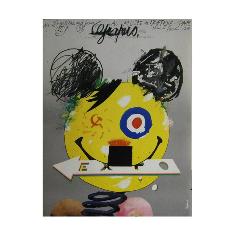 Mickey poster by Grapus, 1982 - Image 2