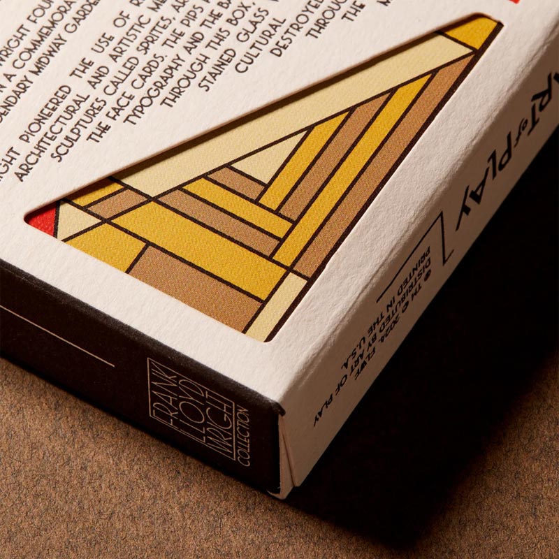 Midway Gardens - Frank Lloyd Wright Playing Cards, by Art of Play - Image 3