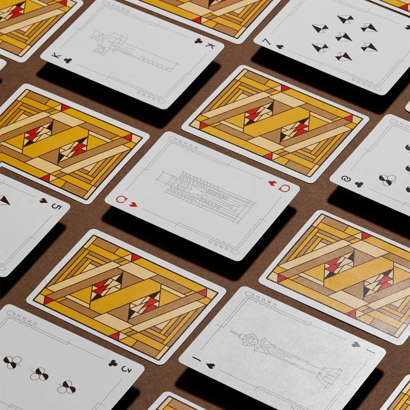 Midway Gardens - Frank Lloyd Wright Playing Cards, by Art of Play - Image 5