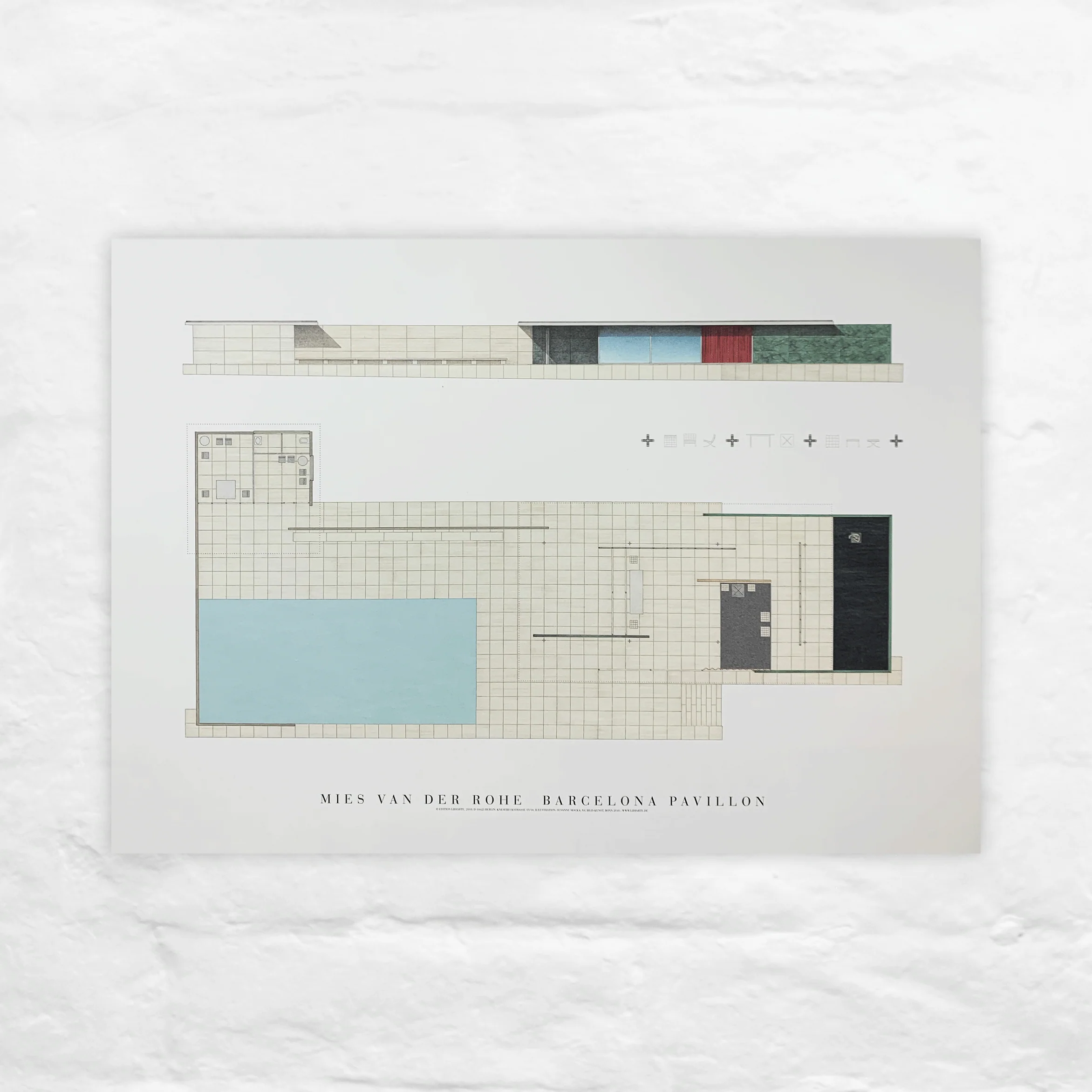 Mies van der Rohe: Barcelona Pavillion poster