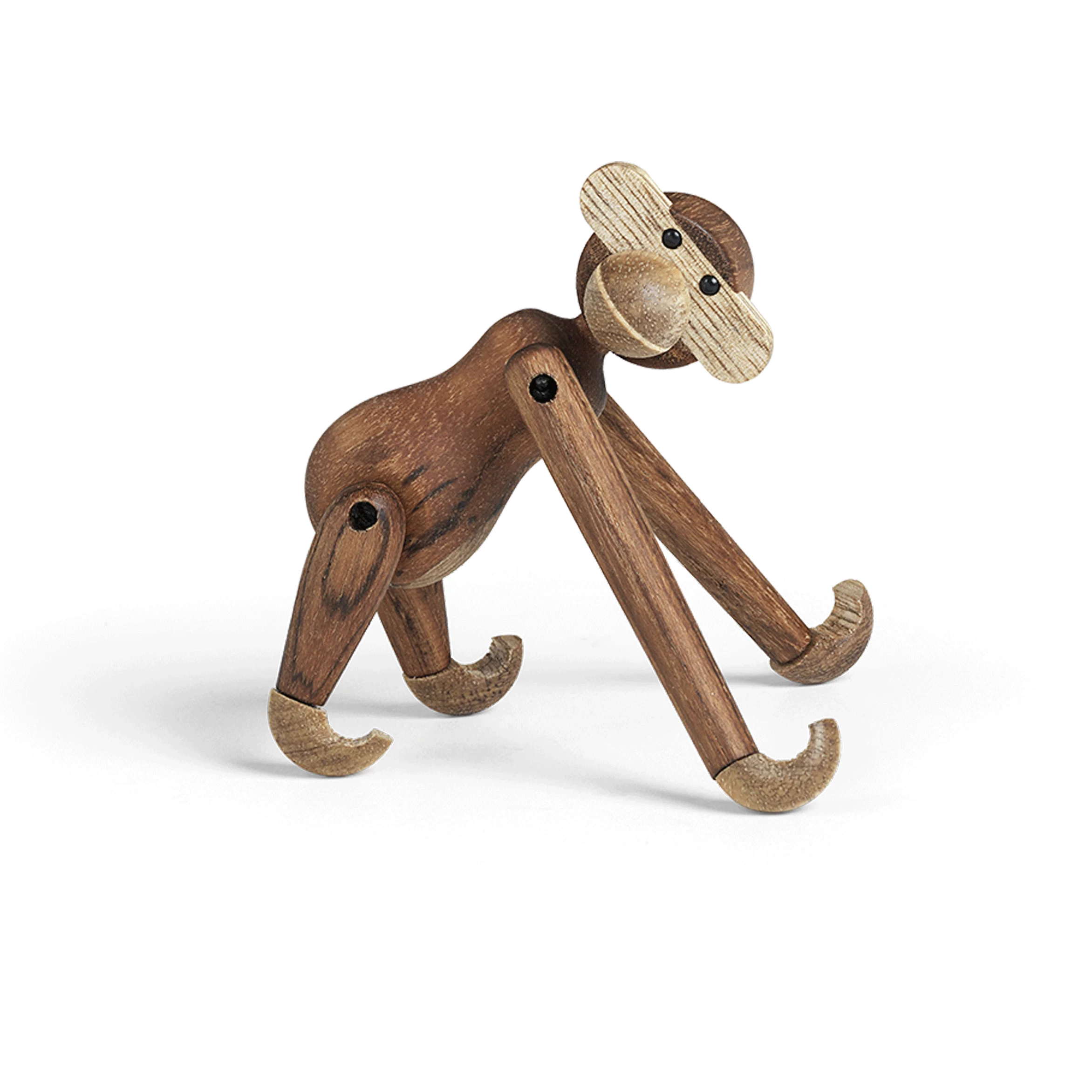 Mini Monkey - Teak & Limba Wood (des Kay Bojesen, 1951) - Image 2