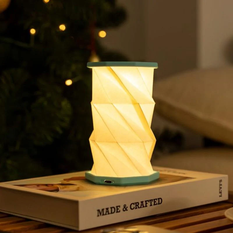 Mini Hexagon Twist Lamp - Lagoon Teal - by Gingko - Image 6