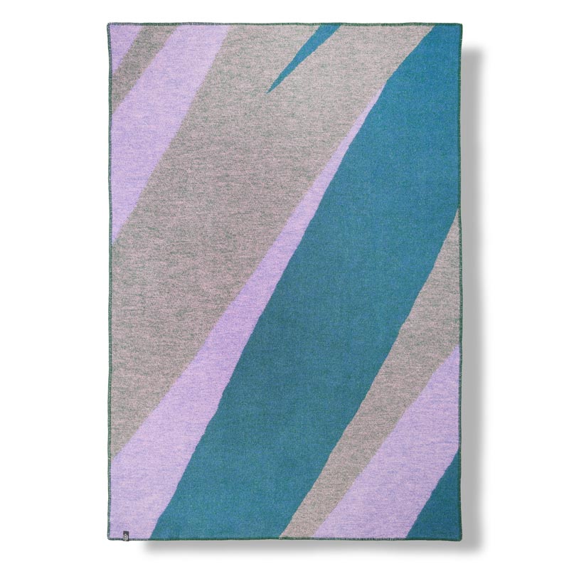 Mint wool throw des. Mara Tschudi for ZigZagZurich - Image 2