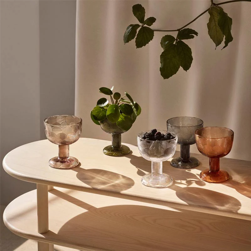 Miranda bowl - 145mm - salmon pink - des. Heikki Orvola for Iittala - Image 2