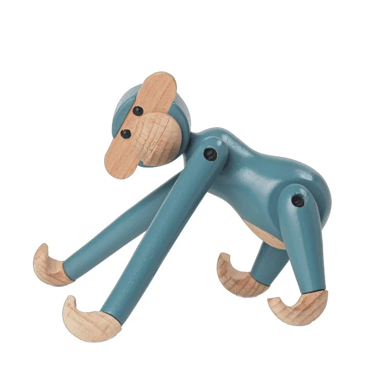Kay Bojesen Monkey - mini, vintage blue - Image 2