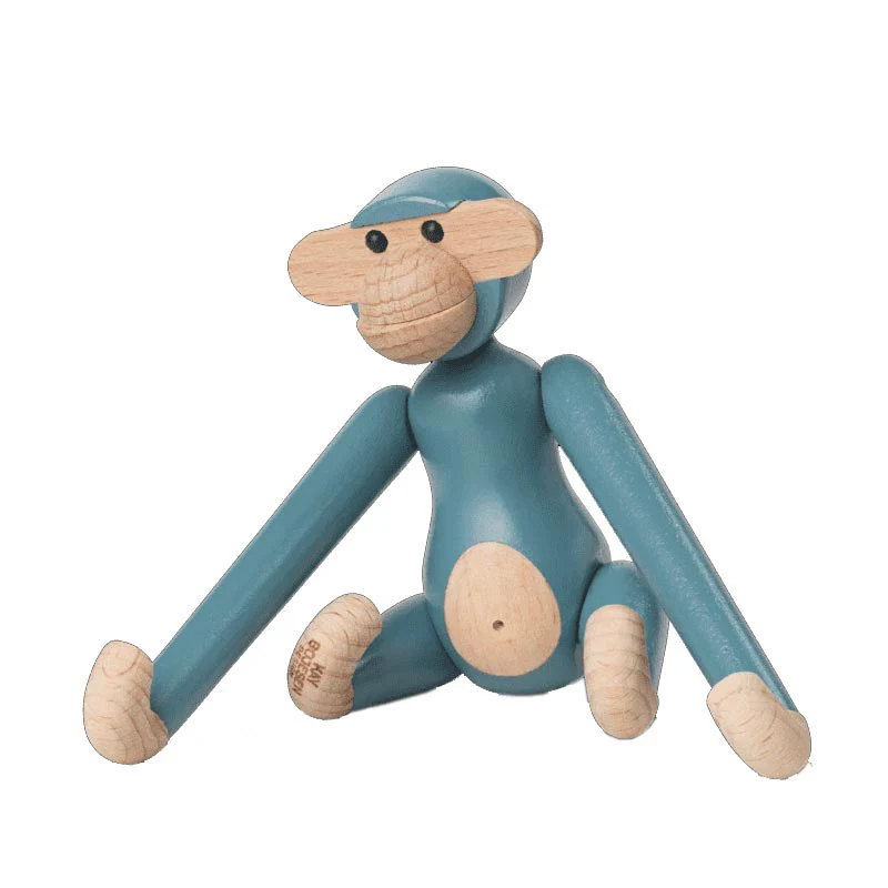Kay Bojesen Monkey - mini, vintage blue - Image 3