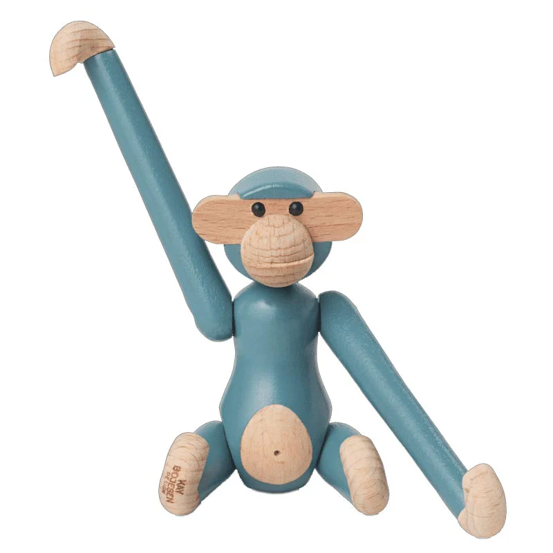 Kay Bojesen Monkey - mini, vintage blue - Image 4