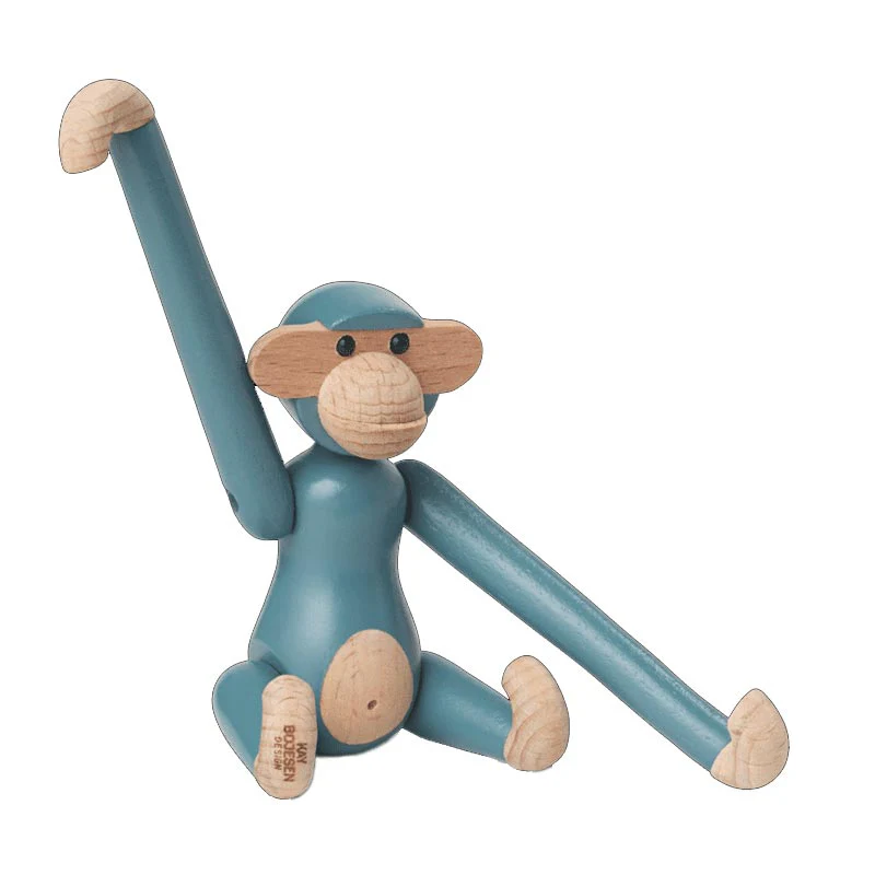 Kay Bojesen Monkey - mini, vintage blue - Image 5
