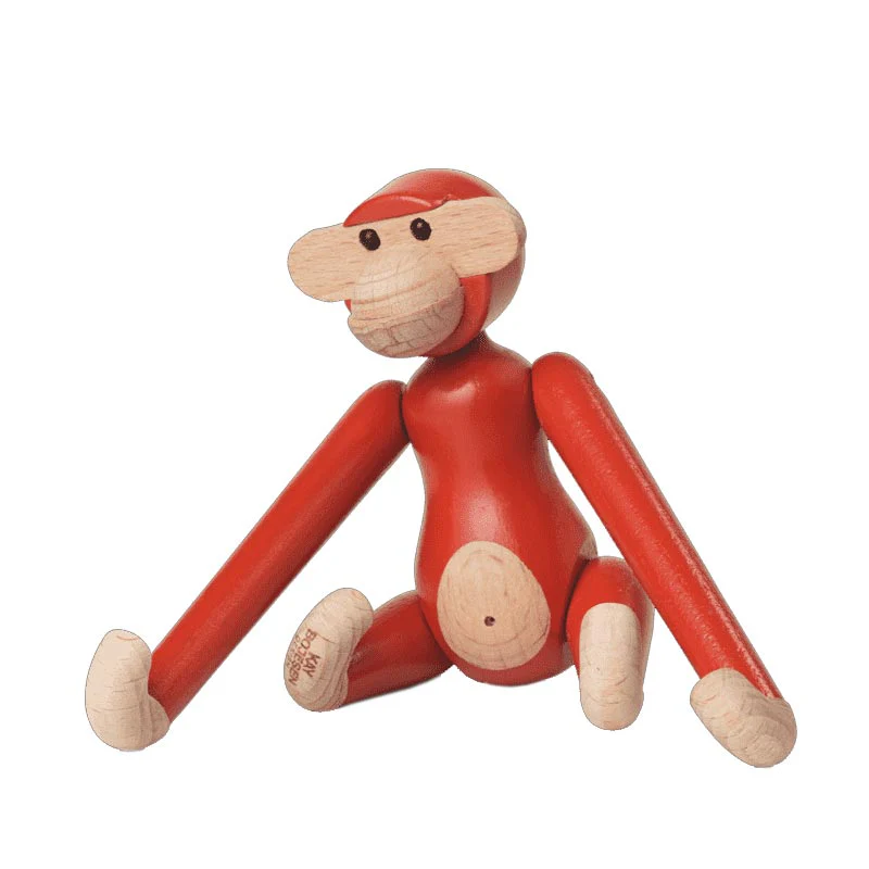 Kay Bojesen Monkey - mini, vintage red - Image 2
