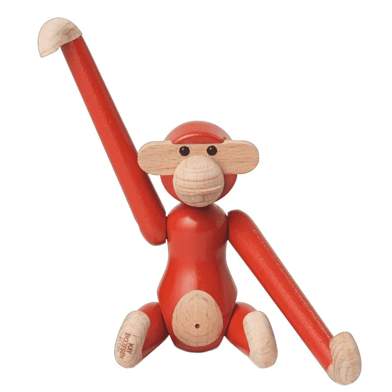 Kay Bojesen Monkey - mini, vintage red - Image 3