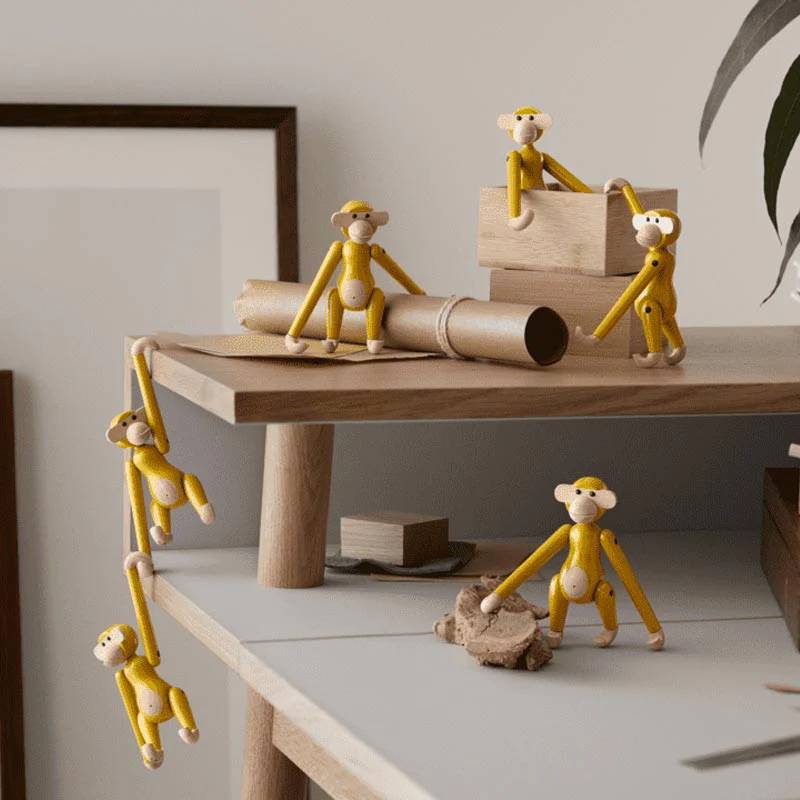 Kay Bojesen Monkey - Mini, Vintage Yellow - Image 11