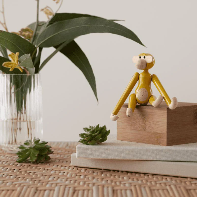 Kay Bojesen Monkey - Mini, Vintage Yellow - Image 12