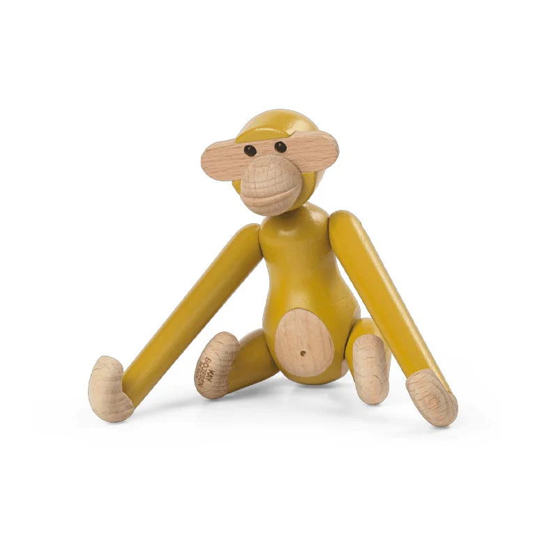 Kay Bojesen Monkey - Mini, Vintage Yellow - Image 2
