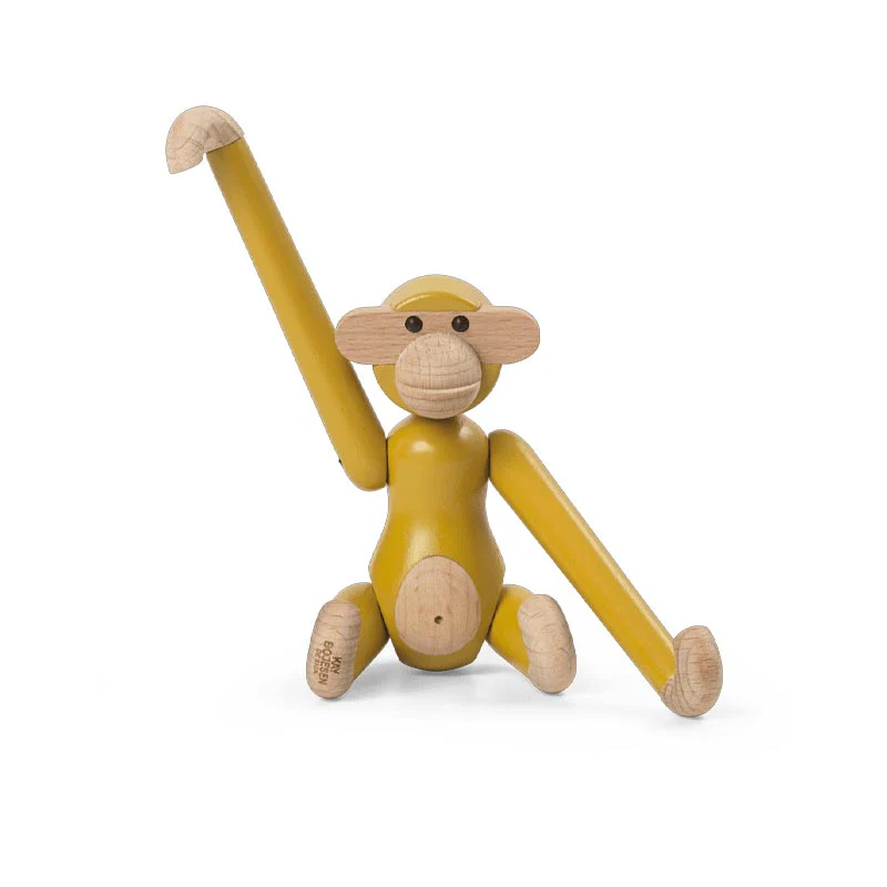 Kay Bojesen Monkey - Mini, Vintage Yellow - Image 3