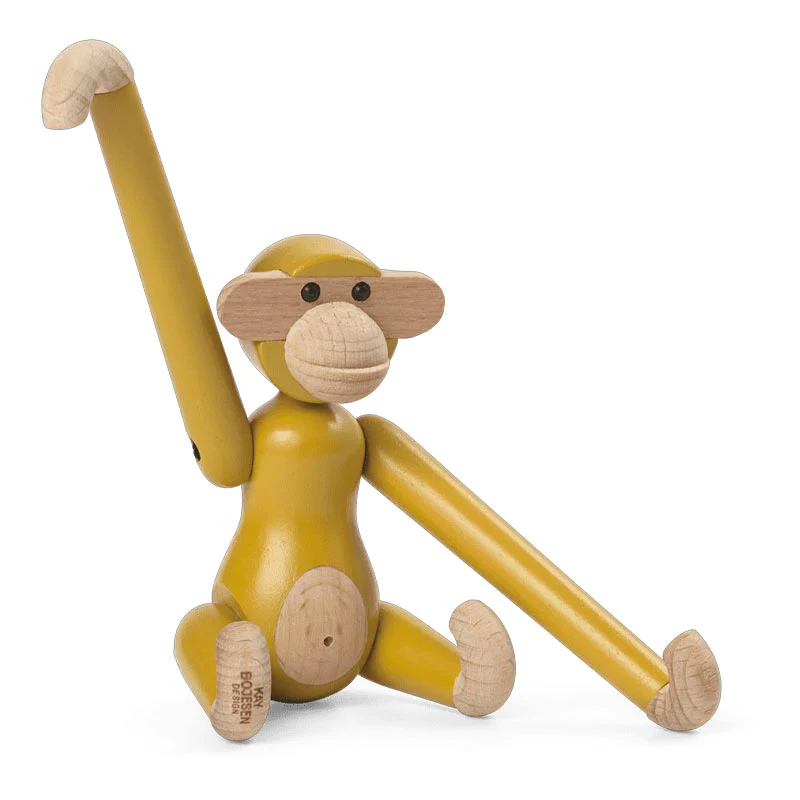 Kay Bojesen Monkey - Mini, Vintage Yellow - Image 4