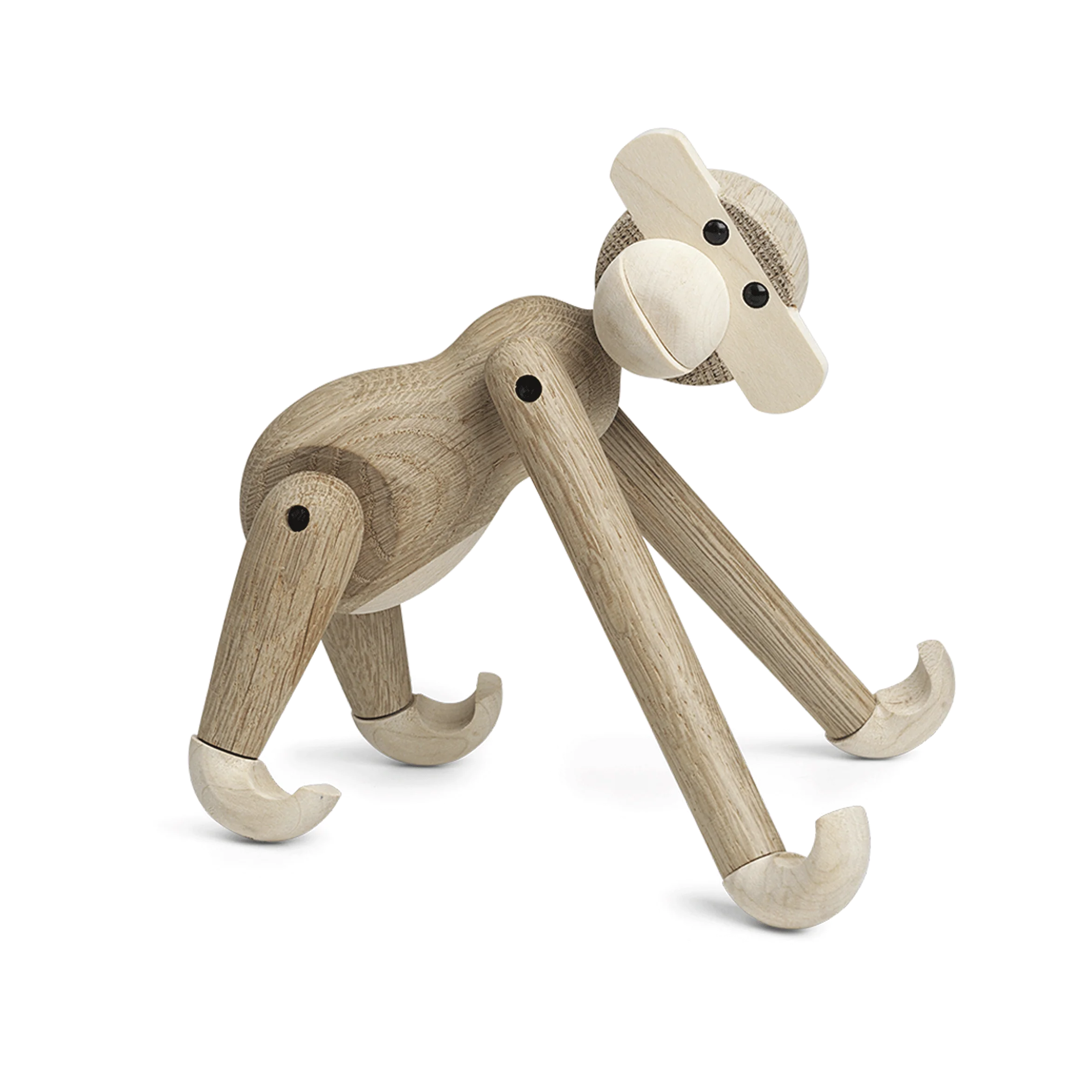 Monkey - small - oak and maple (des Kay Bojesen, 1951) - Image 4