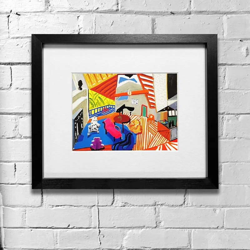 Montcalm Interior at Seven o'clock (Mini-Frame) by David Hockney - Image 2