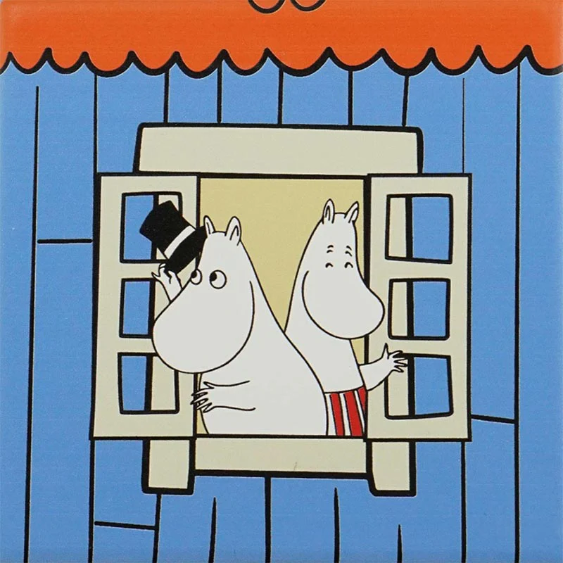 Moomin House Coasters - Set of 4 - by Half Moon Bay - Image 5