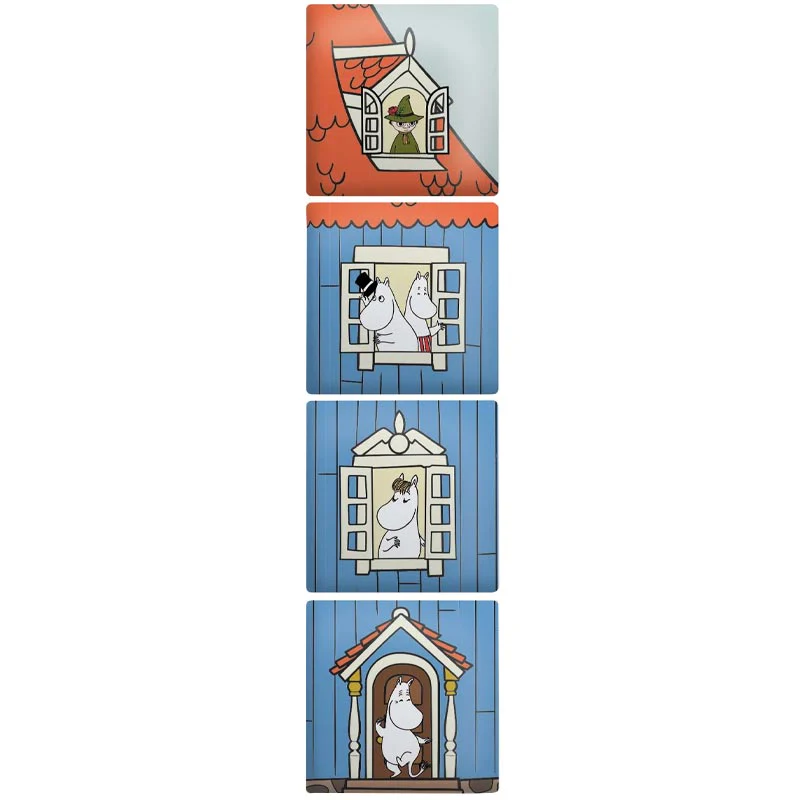 Moomin House Coasters - Set of 4 - by Half Moon Bay - Image 9