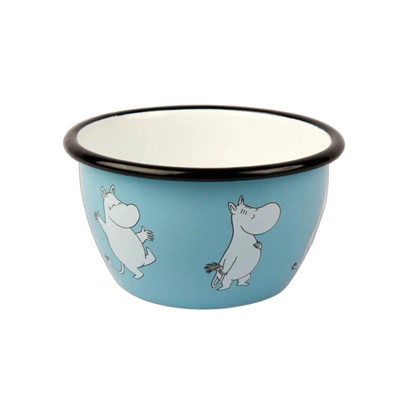 Moomin Enamel Bowl - Moomin Retro - by Muurla - Image 2