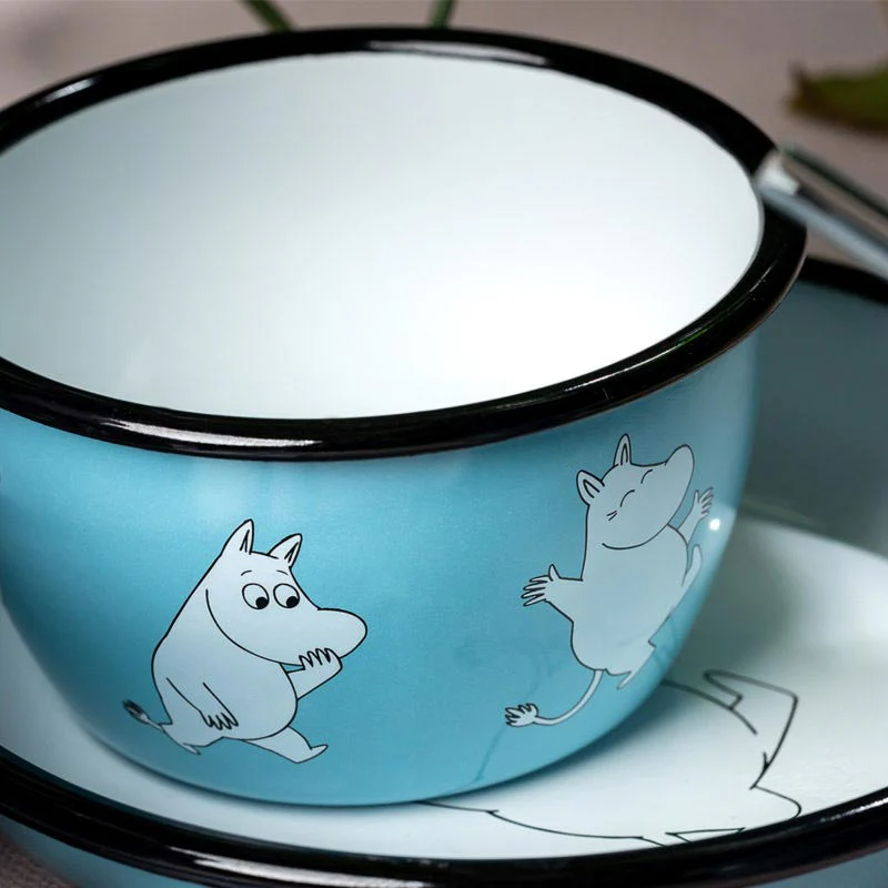 Moomin Enamel Bowl - Moomin Retro - by Muurla - Image 3