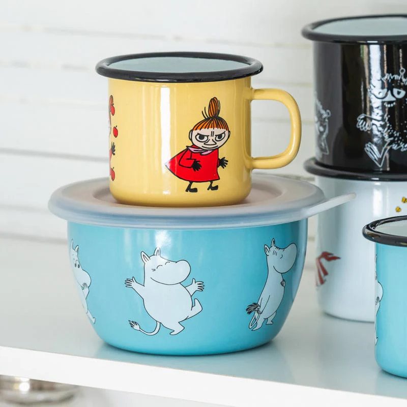 Moomin Enamel Bowl - Moomin Retro - by Muurla - Image 4