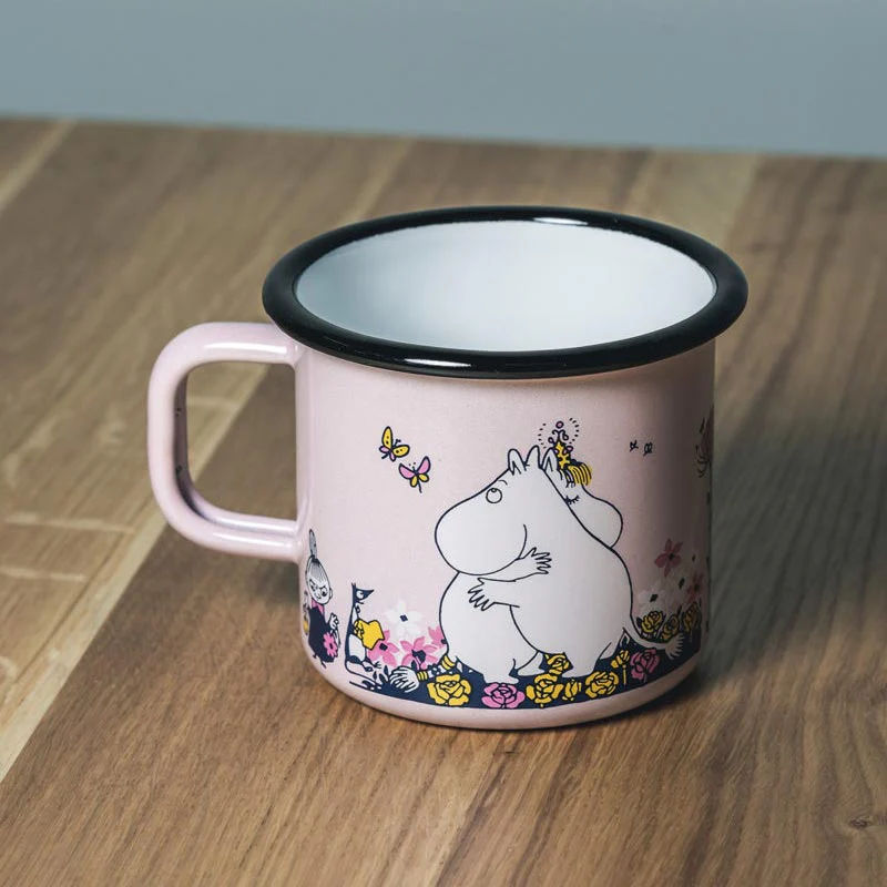 Moomin Enamel Mug - Hug - by Muurla - Image 4