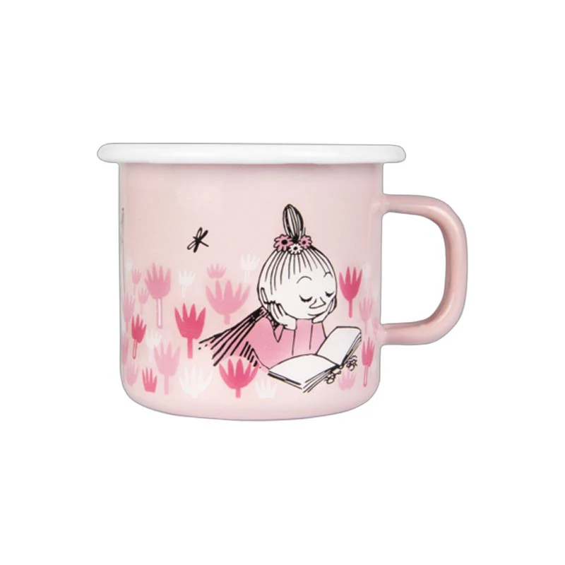 Moomin Enamel Mug - In the garden, girls - by Muurla - Image 7