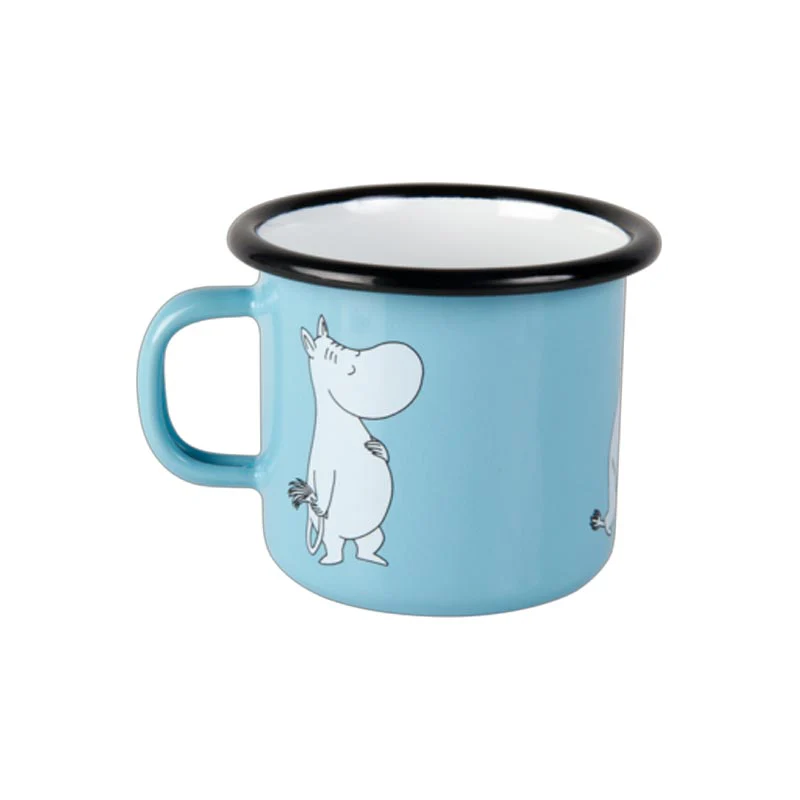 Moomin Enamel Mug - Moomin Retro - by Muurla - Image 2
