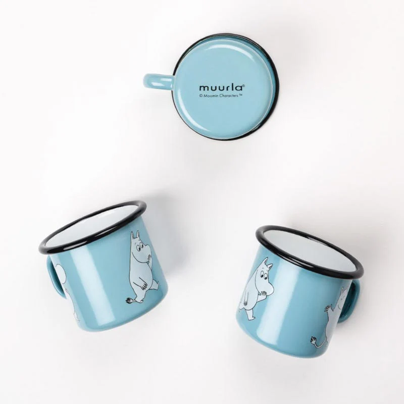 Moomin Enamel Mug - Moomin Retro - by Muurla - Image 3